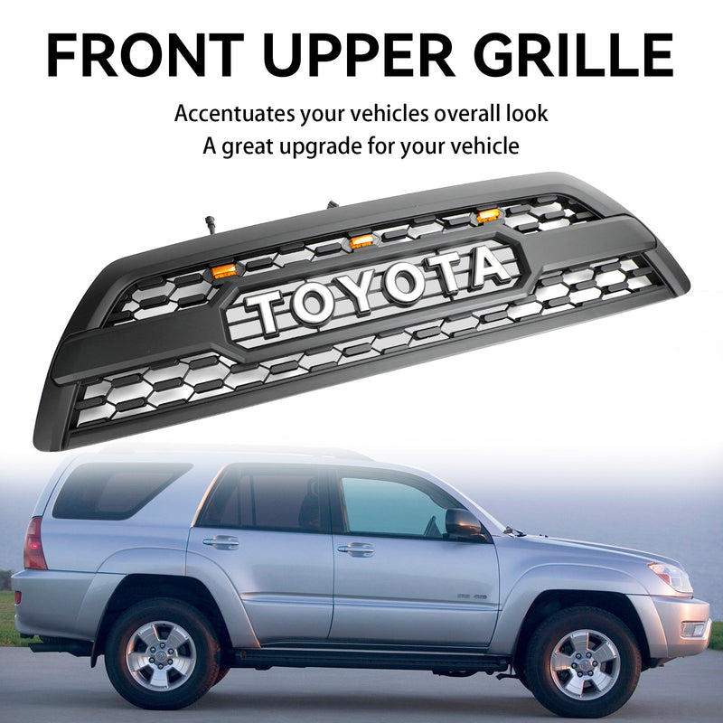 Toyota 4Runner 2006-2009 TRD PRO Style etupuskurin säleikkö LEDillä