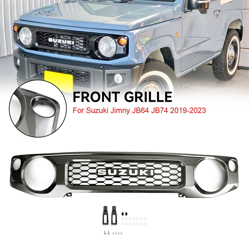 2019–2023 Suzuki Jimny JB74 Waben-Frontstoßstangengrill, grau