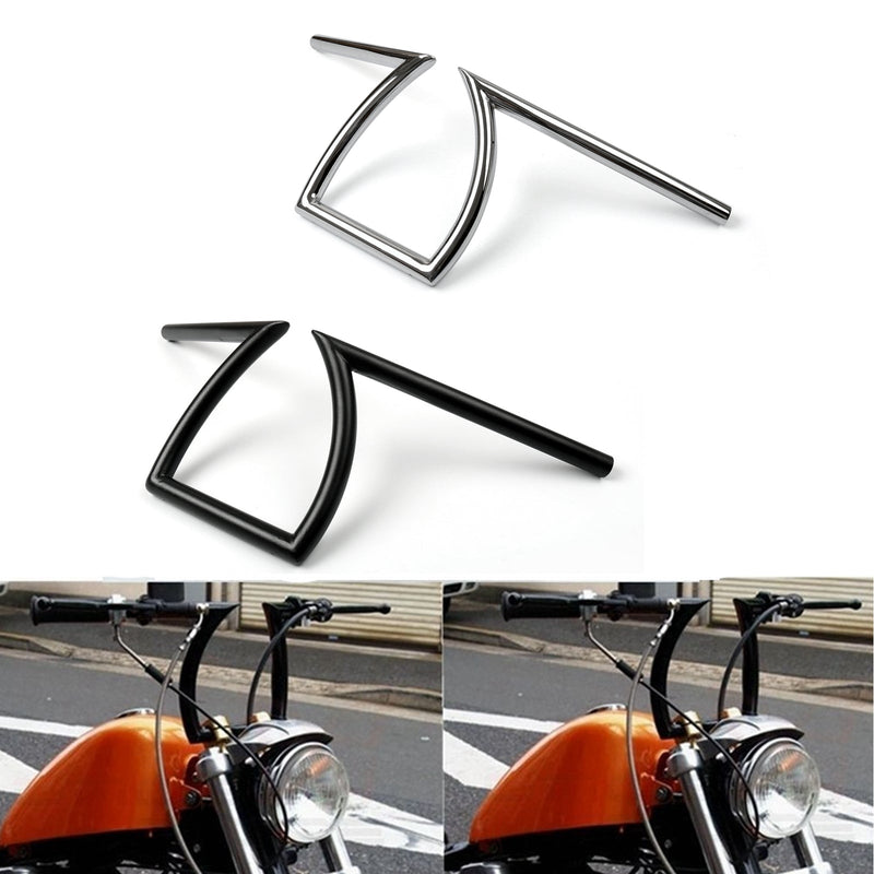 Motorcycle 7/8 Z Handlebar Drag Bars For Honda Yamaha Suzuki Chopper Bobber