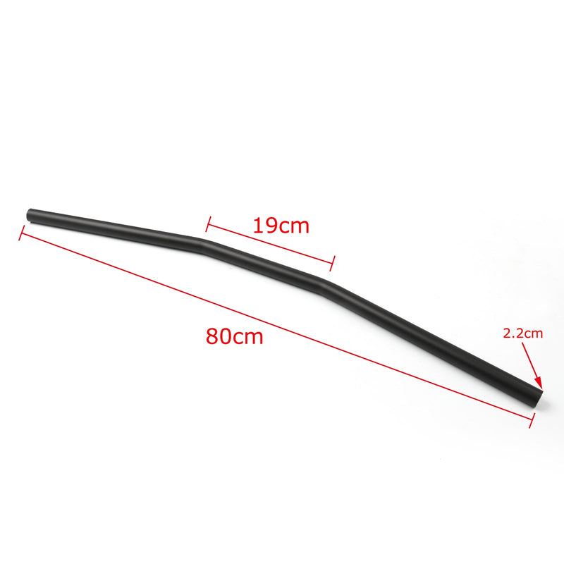 7/8 22 mm Drag Style Bar-styre for Honda Kawasaki Suzuki Yamaha Ducati Generic