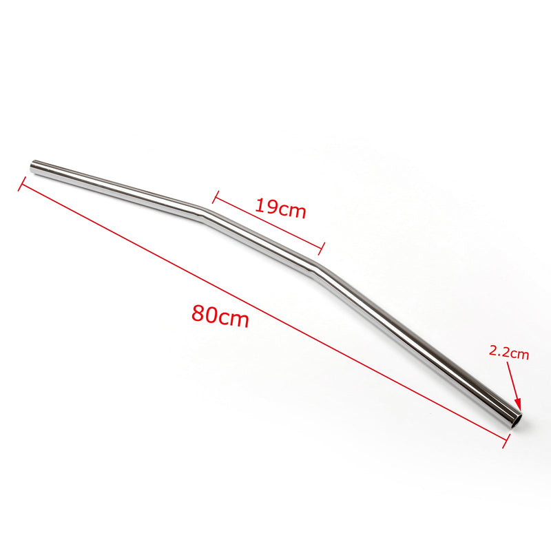 7/8 22 mm Drag Style Bar-styre for Honda Kawasaki Suzuki Yamaha Ducati Generic