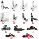 Motorcycle 1 Hand Grips For Honda Suzuki Yamaha Kawasaki Harley Chopper Cruiser