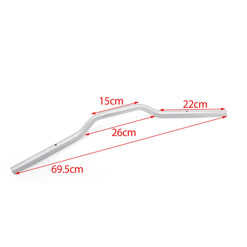 Manillar universal de barras de arrastre para motocicleta, 7/8, 22mm, para Honda, Kawasaki, genérico