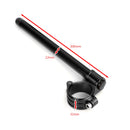 Cafe Racer CNC 7/8 Guiador Racing Ajustável 50mm Clip-On Garfo Motocicleta Genérico