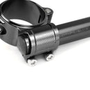 Cafe Racer CNC 7/8 Guiador Racing Ajustável 50mm Clip-On Garfo Motocicleta Genérico