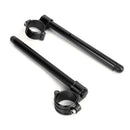 Cafe Racer CNC 7/8 Guiador Racing Ajustável 50mm Clip-On Garfo Motocicleta Genérico