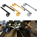 Cafe Racer CNC 7/8 Handlebar Racing Adjustable 50mm Clip On Fork Motorcycle