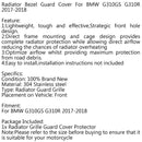 Ochranný kryt mřížky chladiče pro BMW G310GS G310R GS/R 17-18 Generic