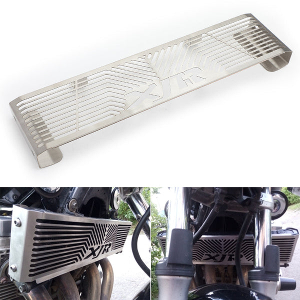 Silver Radiator Grill Guard Protector For Yamaha XJR 1300 XJR1300 1998-2008