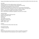 Silber Kühlergrill Schutzfolie für Honda NC750 NC750S NC750X 2014-2016 Generic