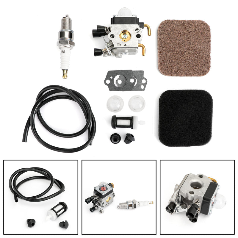 Carburetor For Stihl FS85 FS75 FS80 KM85 HS75 HS80 HS85 Carb Air Fuel Filter Kit