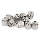 10st N Lödkontakt Hane RF-kontakt Löd för halvstyv 141 tum, RG402, rak