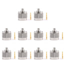 10st N Lödkontakt Hane RF-kontakt Löd för halvstyv 141 tum, RG402, rak