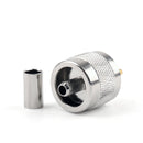 10x han UHF han PL259 han crimp RG58 RG142 LMR195 RG400 kabel