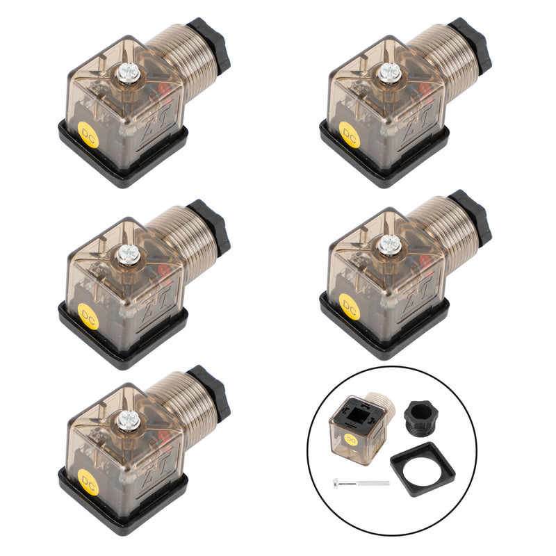 5st genomskinliga magnetventilspolar -sparande plug-in spänningstillbehör