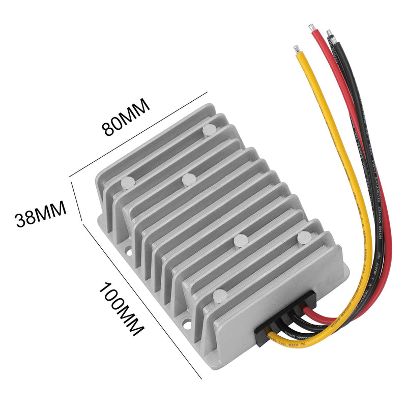 Vattentät 48V till 24V 20A steg ned DC/DC-strömomvandlarregulator