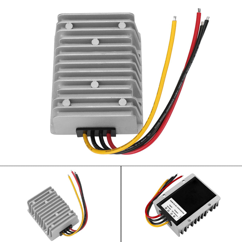 Wodoodporny regulator konwertera mocy 48 V do 24 V 20 A obniżający napięcie DC/DC