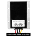 Vandtæt 48V til 24V 20A step down DC/DC strømkonverter regulator