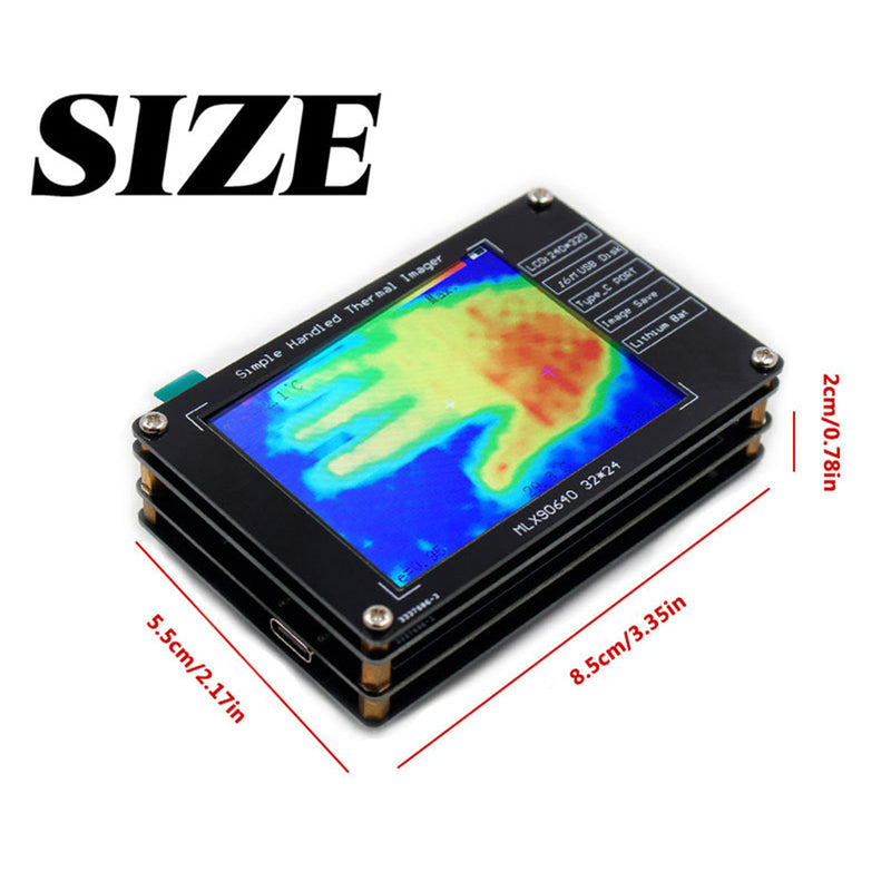 MLX90640 2,8" câmera de imagem térmica Câmera de imagem térmica para reparos eletrônicos