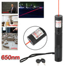 Genopladelig 900 mile rød/grøn laser pointer lazer pen 650nm/532nm synlig stråle