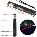 Genopladelig 900 mile rød/grøn laser pointer lazer pen 650nm/532nm synlig stråle