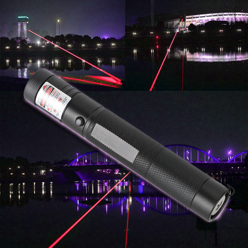 Uppladdningsbar 900 Mile Red Laser Pointer Lazer Pen 650nm synlig stråle