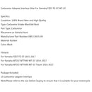 Sací potrubí pryžové škrticí klapky pro Yamaha FZ07 FZ-07 15-17 MT-07