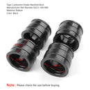 Paket med 4 Förgasarhållare Insugningsrörsskydd för Honda CB650 RC03 1979-1982 Generic