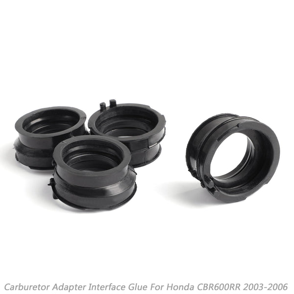 Botas de carburador de goma para Honda CBR 600RR 2003-2006 2004 2005 Genérico