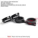 Gummi-Drosselklappengehäuse Ansaugkrümmermanschette für Yamaha YZF R1 R1 2009–2014 Generic