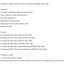 Sací potrubí pryžové škrticí klapky pro Kawasaki GPZ ZRX 1100 1200 ZRT