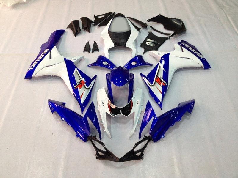 Fairings Plastic 2011-2014 Suzuki GSXR600 GSXR750 K11 Blå Hvit GSXR Generisk