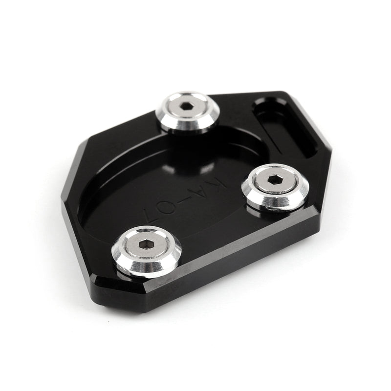 Almohadilla de placa de soporte lateral para Kawasaki Ninja 250 300 Z250 Generic 2013-2015