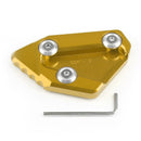 Placa de extensão do suporte lateral com acolchoamento lateral para Suzuki GSXR 1000 K9 09-10 Genérico