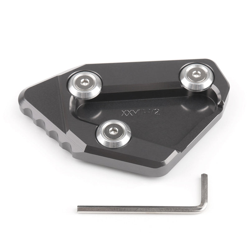 Placa de extensión de caballete lateral para Suzuki GSXR 1000 K9 09-10 Genérico