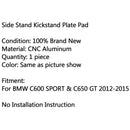 Suporte lateral da placa de suporte para 12-15 BMW C600 SPORT C650 Generic