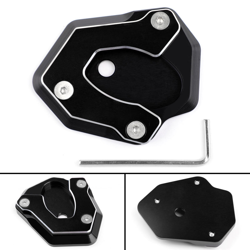 Kickstand Side Stand Plate Extension Pad For Kawasaki Ninja 65 217 ER6N ER6F