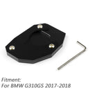 Almohadilla de extensión de caballete lateral CNC para BMW G310GS 2017-18 Genérico