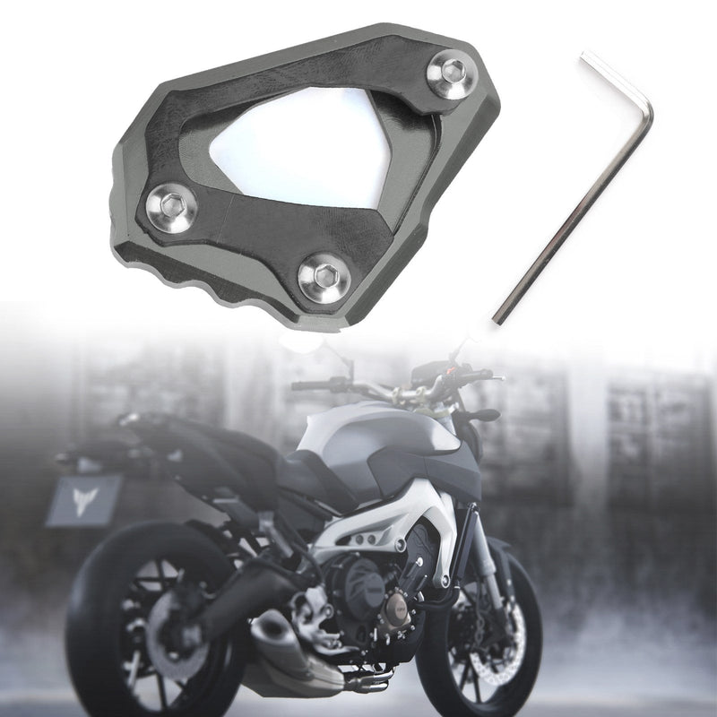 Kickstand Side Stand Pad Plate CNC Aluminium For YAMAHA MT-10/FZ-10 2016-2018 Generisk