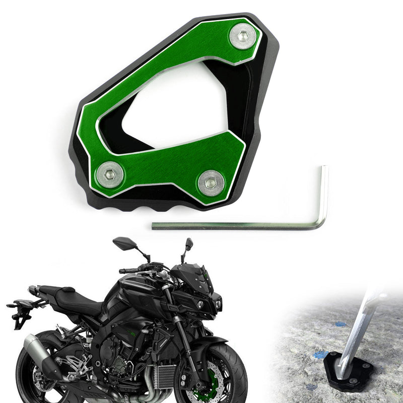 Kickstand Side Stand Pad Plate CNC Aluminium For YAMAHA MT-10/FZ-10 2016-2018 Generisk