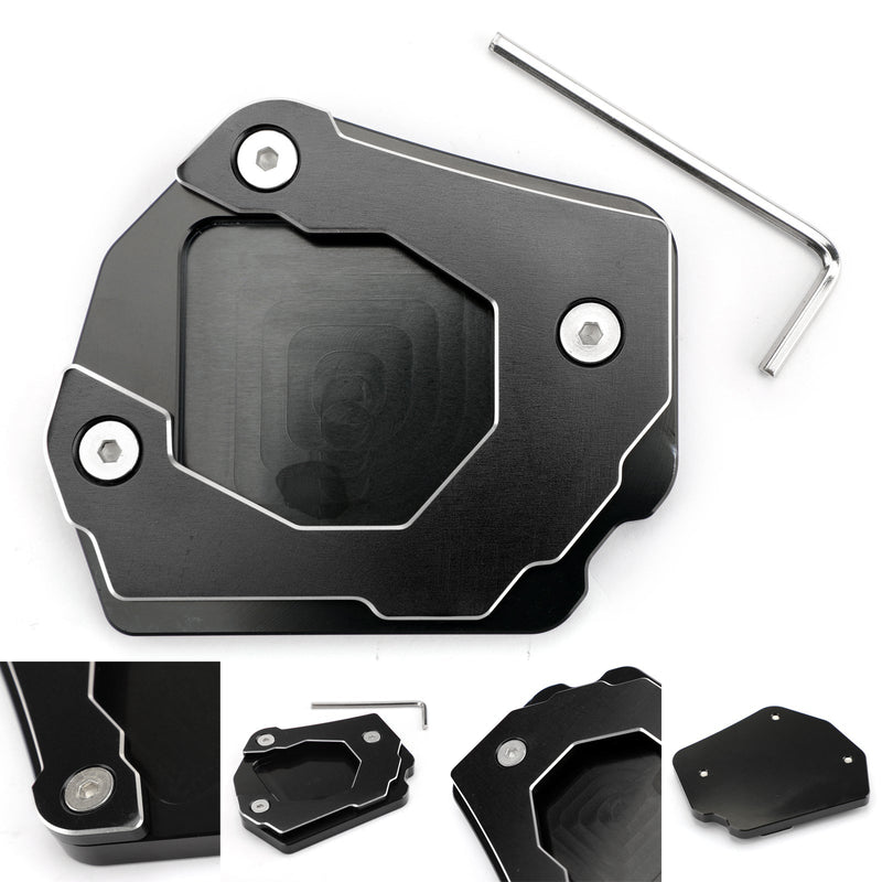 SIDESTAND PLATE STANCE EKSTRAD-PAD CNC aluminium for BMW F800Gs 08-16