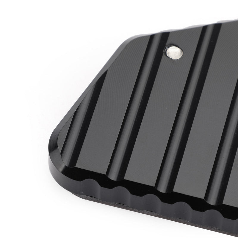 CNC Kickstand Side Stand Plate Extension Pad für Suzuki DL650 V-Strom 650 12-19