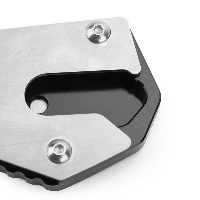 CNC Kickstand Side Stand Plate Extension Pad für Suzuki DL650 V-Strom 650 12-19