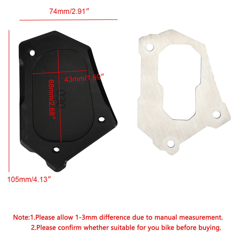 CNC-forlengelsesplate for støtteben for BMW R1200GS ADV LC 14-16