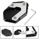 Placa ampliadora do suporte lateral da extensão do suporte lateral da moto do cnc para bmw f750gs 2018-2019 genérico