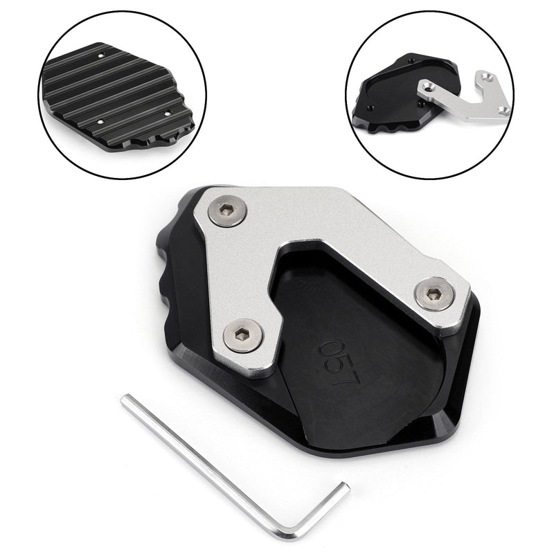 CNC Moto Side Stand Extension Side Stand Forstørrelsesplate for BMW F750GS 2018-2019 Generisk