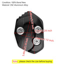 Placa de ampliação do suporte lateral da extensão do suporte lateral de moto para HONDA CB1000R 2018-2019 genérico