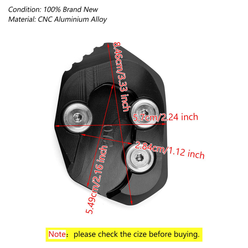 Moto sidostativ förlängning Kickstand förstoringsplatta för HONDA CB1000R 2018-2019 Generic