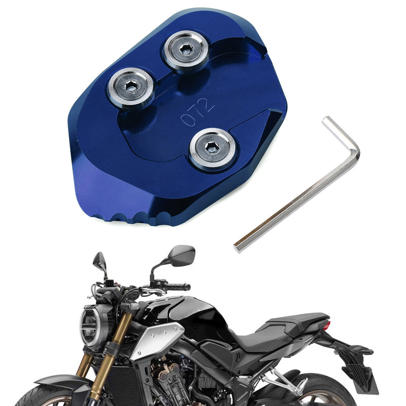 Moto Side Stand Extension Kickstand Forstørrelsesplate for HONDA CB1000R 2018-2019 Generisk