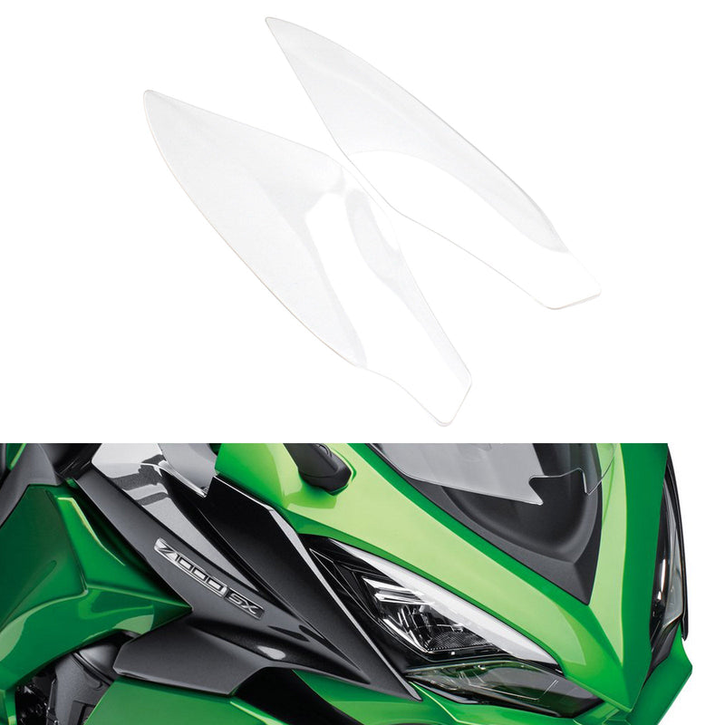 Etuvalon linssisuoja sopii mallille Kawasaki Ninja 1000 Z1000Sx 17-20 Smoke Generic